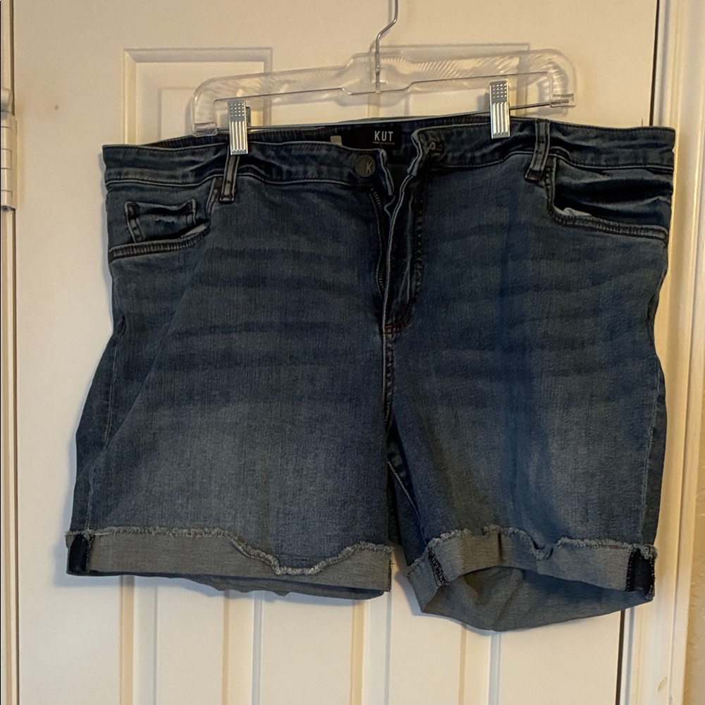 Kut from the Kloth Blue Denim Shorts